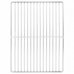 Ruszt grillowy Srebrny 40 x 30 cm Stal nierdzewna