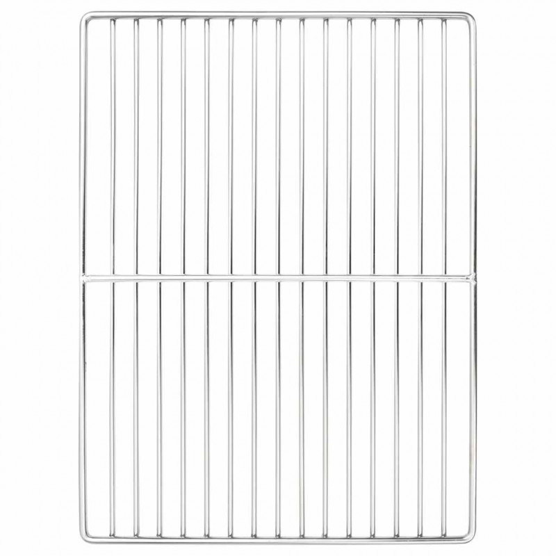 Ruszt grillowy Srebrny 40 x 30 cm Stal nierdzewna
