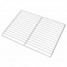 Ruszt grillowy Srebrny 40 x 30 cm Stal nierdzewna