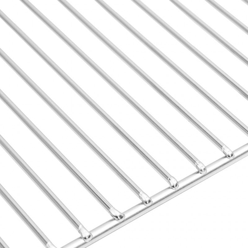Ruszt grillowy Srebrny 40 x 35 cm Stal nierdzewna