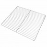 Ruszt grillowy Srebrny 45 x 40 cm Stal nierdzewna