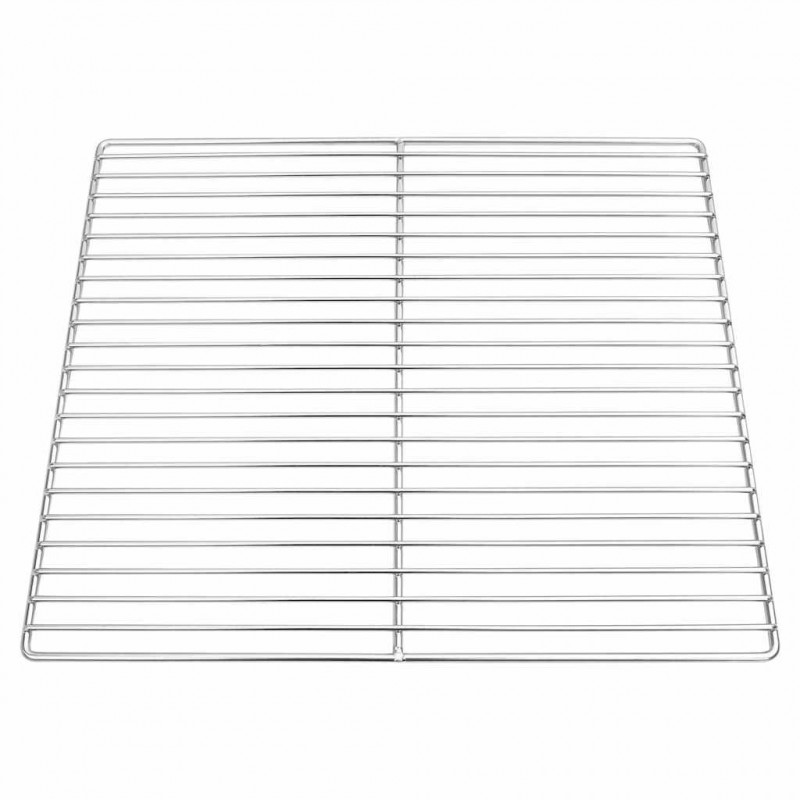 Ruszt grillowy Srebrny 45 x 40 cm Stal nierdzewna