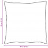 Poduszka z poduszką 2 pcs Biały 80 x 80 cm bawełna
