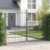 Brama Podwójna Z blokadą Woerden Szary 400 x 199.5 cm Stal