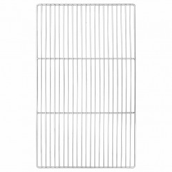 Ruszt grillowy Srebrny 67 x 40 cm Stal nierdzewna