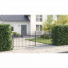 Brama Podwójna Z blokadą Woerden Szary 400 x 199.5 cm Stal