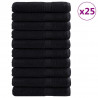 Ręcznik Gościnny SOLUND 25 pcs Czarny 100 x 200 cm 550 gsm
