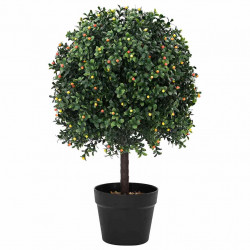 Kula Boxwood Zielony 35 x 35 x 50 cm Z tworzywa sztucznego