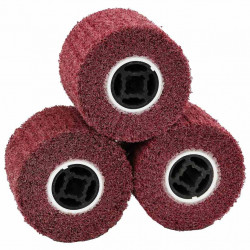 Rolle do Szlifowania 3 pcs Czerwony 12 x 12 x 10 cm