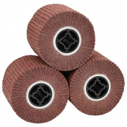 Rolle do Szlifowania 3 pcs Brązowy 12 x 12 x 10 cm