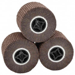 Rolle do Szlifowania 3 pcs Brązowy 12 x 12 x 10 cm