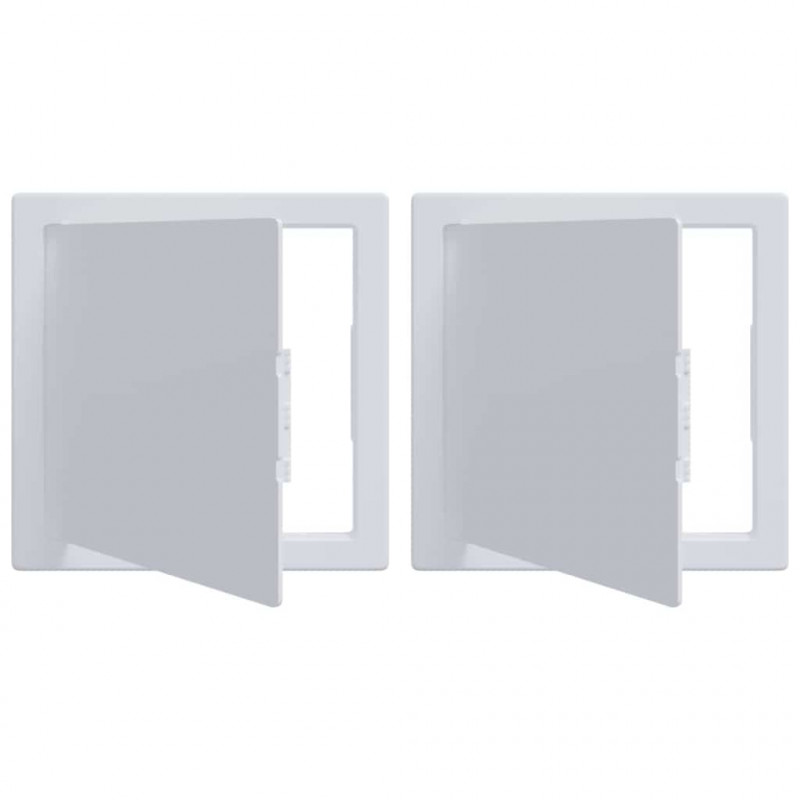 Panele dostępu 2 pcs Biały 15 x 15 cm Plastik ABS
