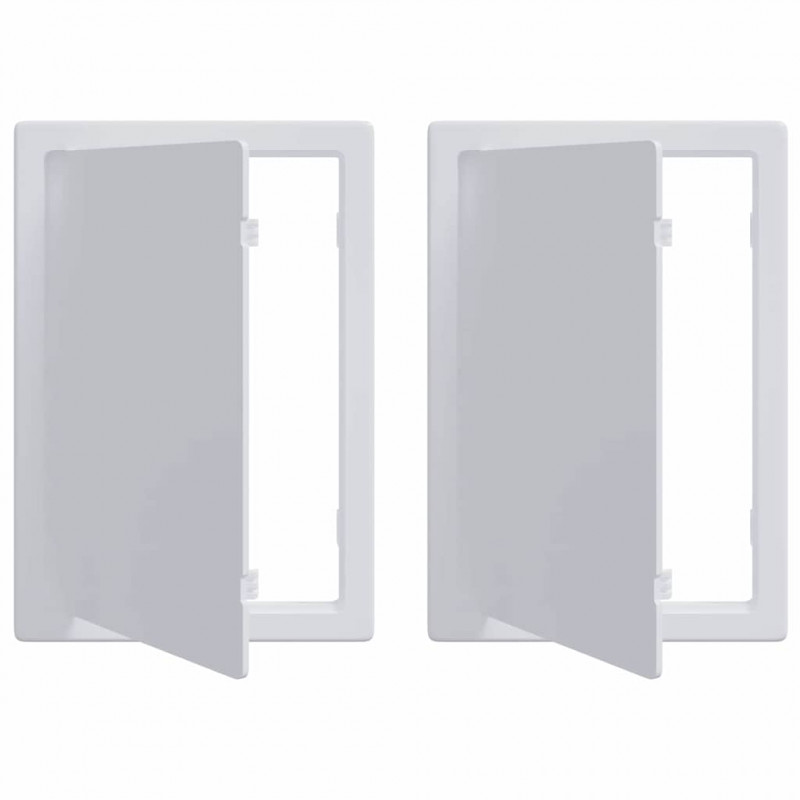 Panele dostępu 2 pcs Biały 15 x 23 cm Plastik ABS