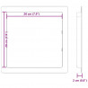 Panele dostępu 2 pcs Biały 20 x 20 cm Plastik ABS
