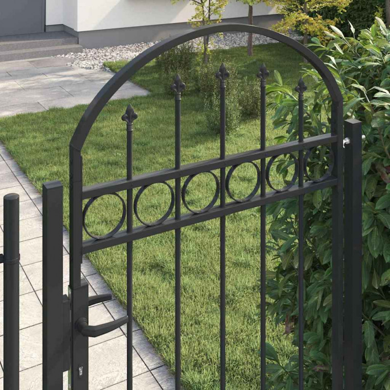 Słupek ogrodzeniowy. Assen Szary 200 x 88 x 14 cm Stal