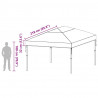 Wymiana osłony altany przezroczysty 400 x 300 x 32 cm PVC