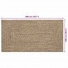 Dywany pokojowe Prostokątny Naturalny i czarny 100 x 200 cm