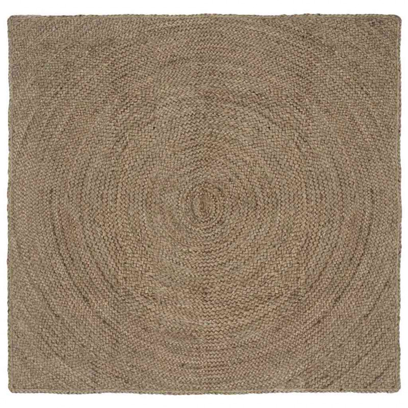 Dywany pokojowe Kwadrat Szary 120 x 120 cm Juta