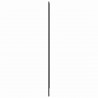 Parawan prysznicowy Czarny 132 x 2 x 140 cm Aluminium i PP