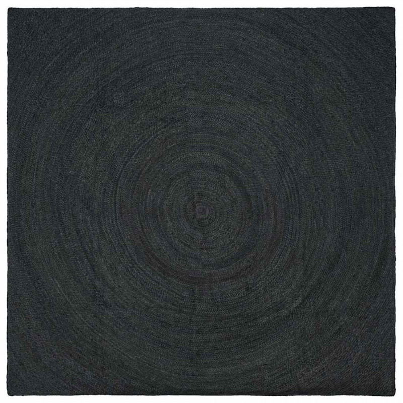Dywany pokojowe Kwadrat Ciemnoszary 300 x 300 cm Juta