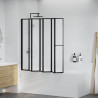 Parawan prysznicowy Inny Czarny 168 x 140 cm Aluminium
