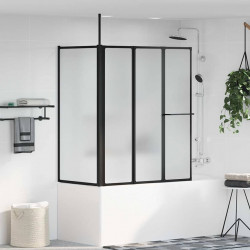 Parawan prysznicowy Biały 120 x 70 x 137 cm Aluminium