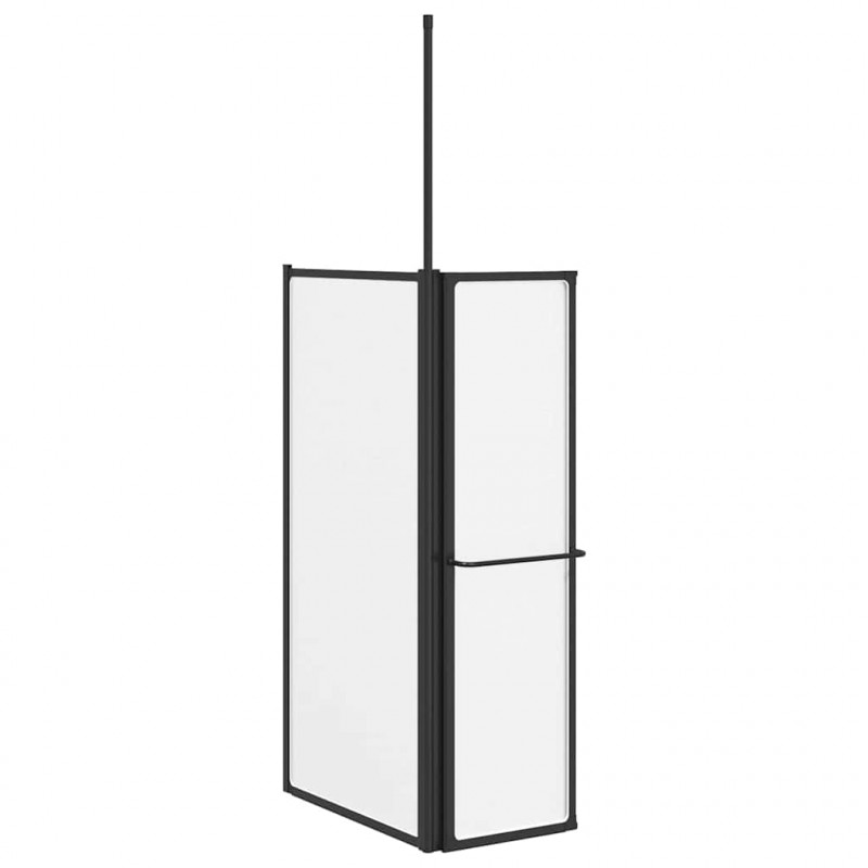 Parawan prysznicowy Biały 120 x 70 x 137 cm Aluminium