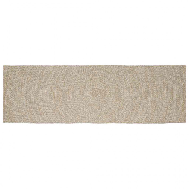 Dywany pokojowe Prostokątny Naturalne i białe 80 x 300 cm Juta