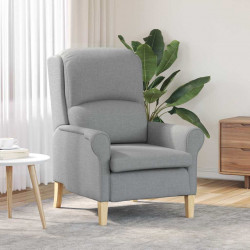 fotel Jasnoszary 76 x 94 x 102 cm tkanina