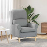 fotel Jasnoszary 76 x 94 x 102 cm tkanina