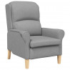 fotel Jasnoszary 76 x 94 x 102 cm tkanina