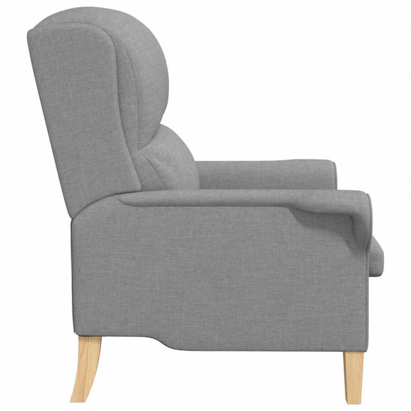 fotel Jasnoszary 76 x 94 x 102 cm tkanina