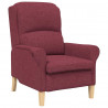 fotel czerwone wino 76 x 94 x 102 cm tkanina