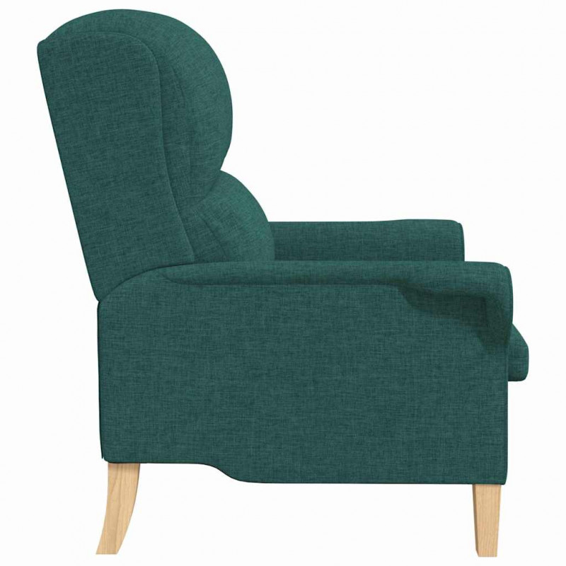 fotel Ciemnozielony 76 x 94 x 102 cm tkanina