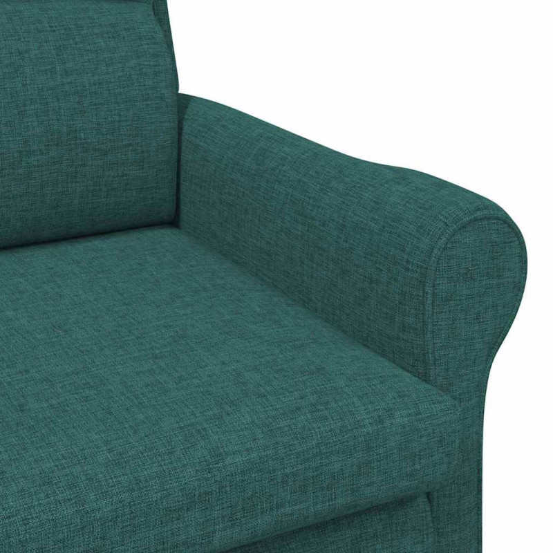 fotel Ciemnozielony 76 x 94 x 102 cm tkanina