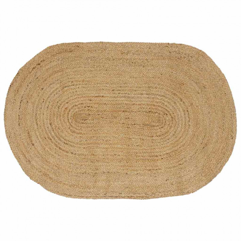 Dywany pokojowe Owalny Naturalny 122 x 183 cm Juta