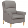 fotel Ciemnoszary 76 x 94 x 102 cm tkanina