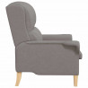 fotel Ciemnoszary 76 x 94 x 102 cm tkanina