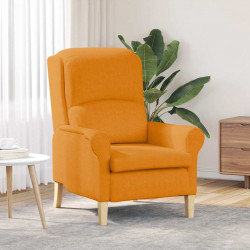 fotel Ciemny żółty 76 x 94 x 102 cm tkanina