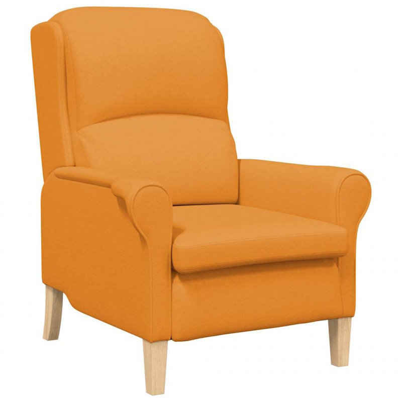 fotel Ciemny żółty 76 x 94 x 102 cm tkanina