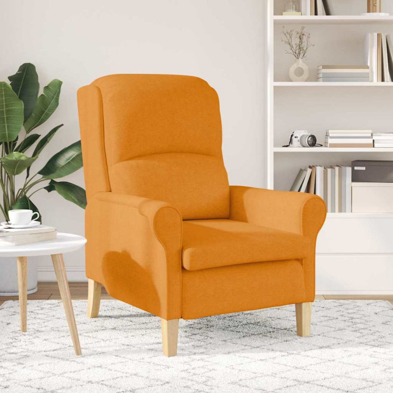 fotel Ciemny żółty 76 x 94 x 102 cm tkanina