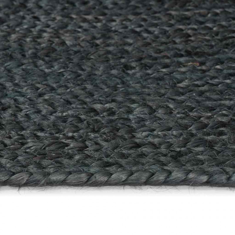 Dywany pokojowe Owalny Czarny 100 x 152 cm Juta