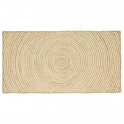 Dywan Naturalne i białe 60 x 110 cm Juta