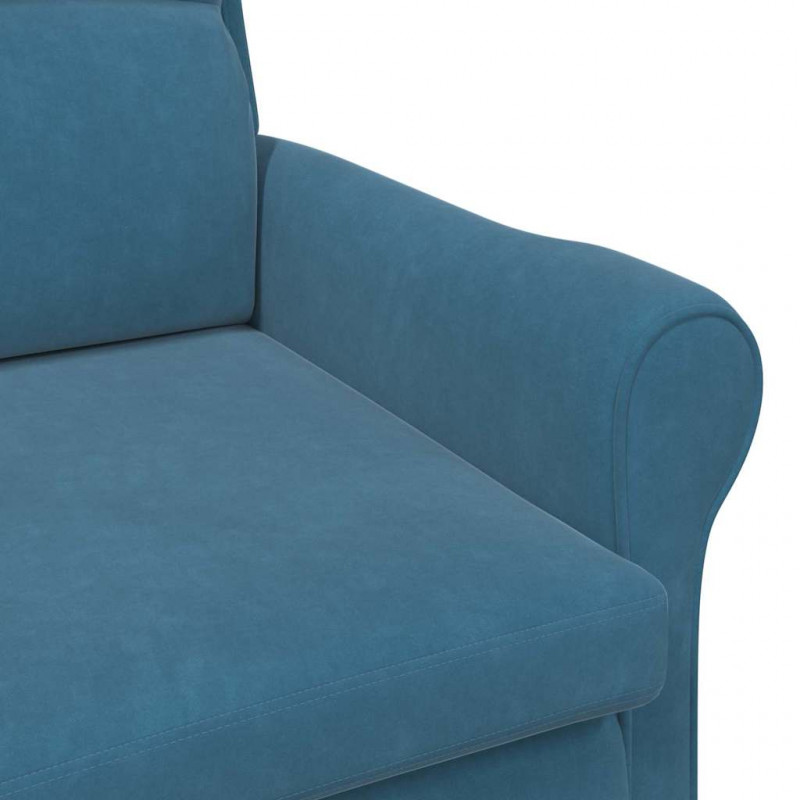 fotel Niebieski 76 x 94 x 102 cm Aksamit