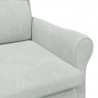 fotel Jasnoszary 76 x 94 x 102 cm Aksamit