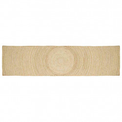 Dywan Naturalne i białe 80 x 400 cm Juta
