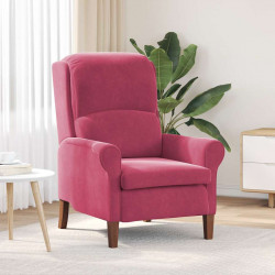 fotel czerwone wino 76 x 94 x 102 cm Aksamit