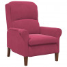 fotel czerwone wino 76 x 94 x 102 cm Aksamit