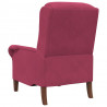 fotel czerwone wino 76 x 94 x 102 cm Aksamit