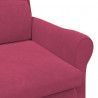 fotel czerwone wino 76 x 94 x 102 cm Aksamit